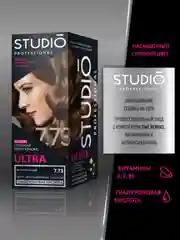 Комплект STUDIO Professional ULTRA для окрашивания волос 7.73 янтарно-русый