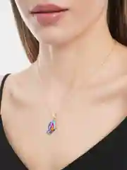 Цепочка на шею, с подвеской, из комплекта "Бабочка"