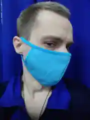Маска защитная лицевая, многоразовая, бязь, 5 штук