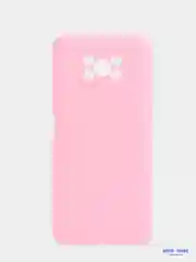 Розовый чехол на Xiaomi Poco X3, Poco M3 силиконовый