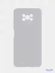 Серый чехол на Xiaomi Poco X3, Poco M3 силиконовый