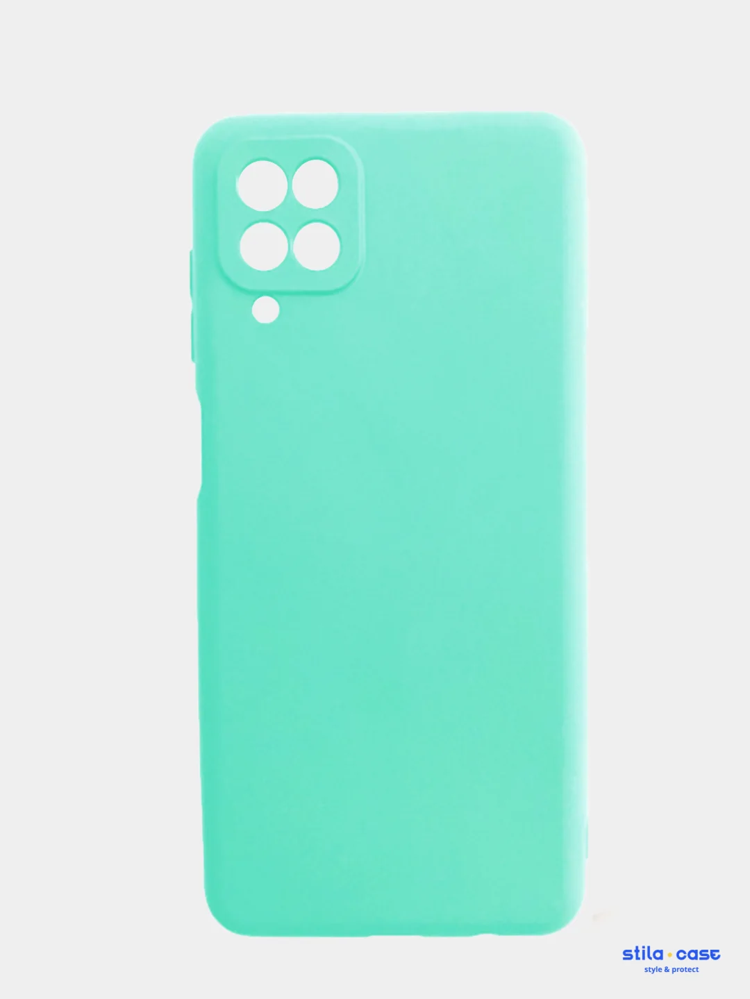 Бирюзовый чехол Samsung Galaxy A42, A32, A52 силиконовый