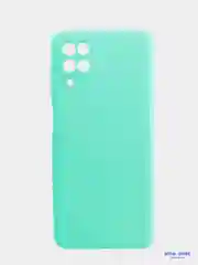 Бирюзовый чехол Samsung Galaxy A42, A32, A52 силиконовый
