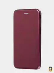 Пурпурный чехол книжка Samsung Galaxy S21, Самсунг Галакси С21