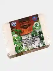 Соляной брикет для бани и сауны, с листьями березы, 1,35 кг