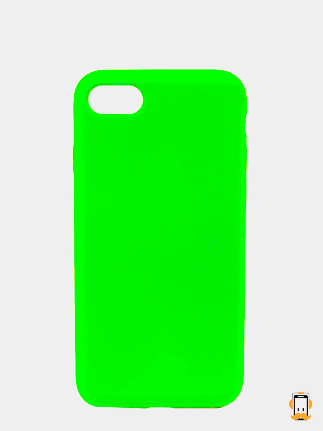 Лайм чехол на iPhone X, XS, XR, 7, 8, se, 12, 12 Pro, Mini, Max silicone case, закрытый низ, бархат внутри
