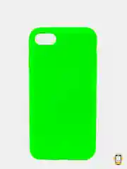 Лайм чехол на iPhone X, XS, XR, 7, 8, se, 12, 12 Pro, Mini, Max silicone case, закрытый низ, бархат внутри