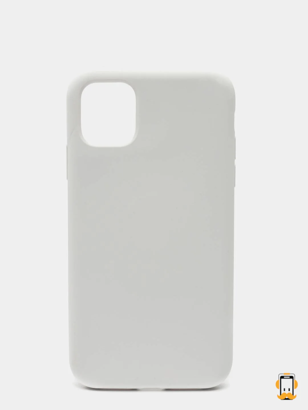 Белый чехол на iPhone X, XS, XR, 7, 8, se, 12, 12 Pro, Mini, Max silicone case, закрытый низ, бархат внутри