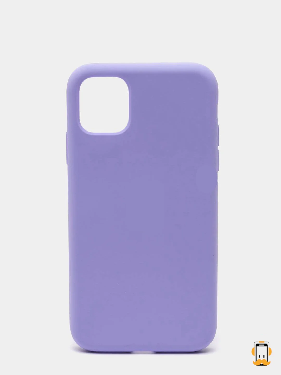 Лавандовый чехол на iPhone X, XS, XR, 7, 8, se, 12, 12 Pro, Mini, Max silicone case, закрытый низ, бархат внутри