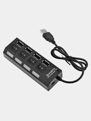 Концентратор хаб USB 2.0 на 4 и 7 порта
