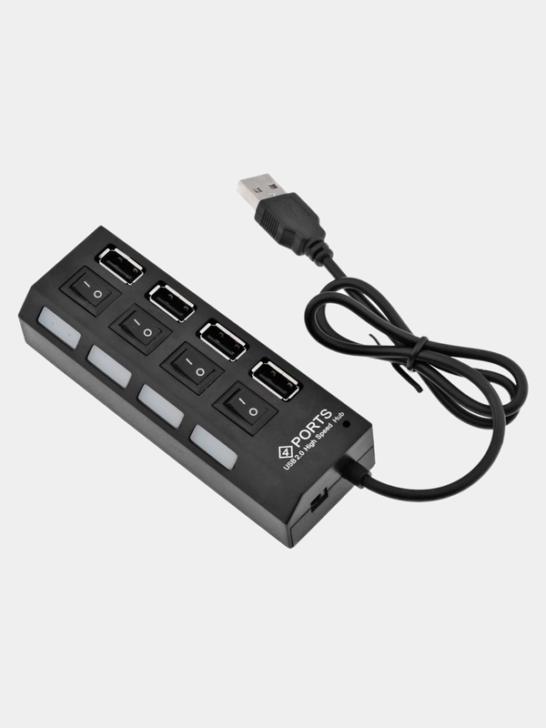 Концентратор хаб USB 2.0 на 4 и 7 порта