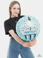 Воздушные шары Happy Birthday, фольгированные шарики, шар на день рождения, 45 см, 4 вида