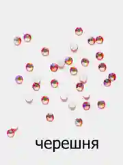 Розовый стразы голографик 50 шт
