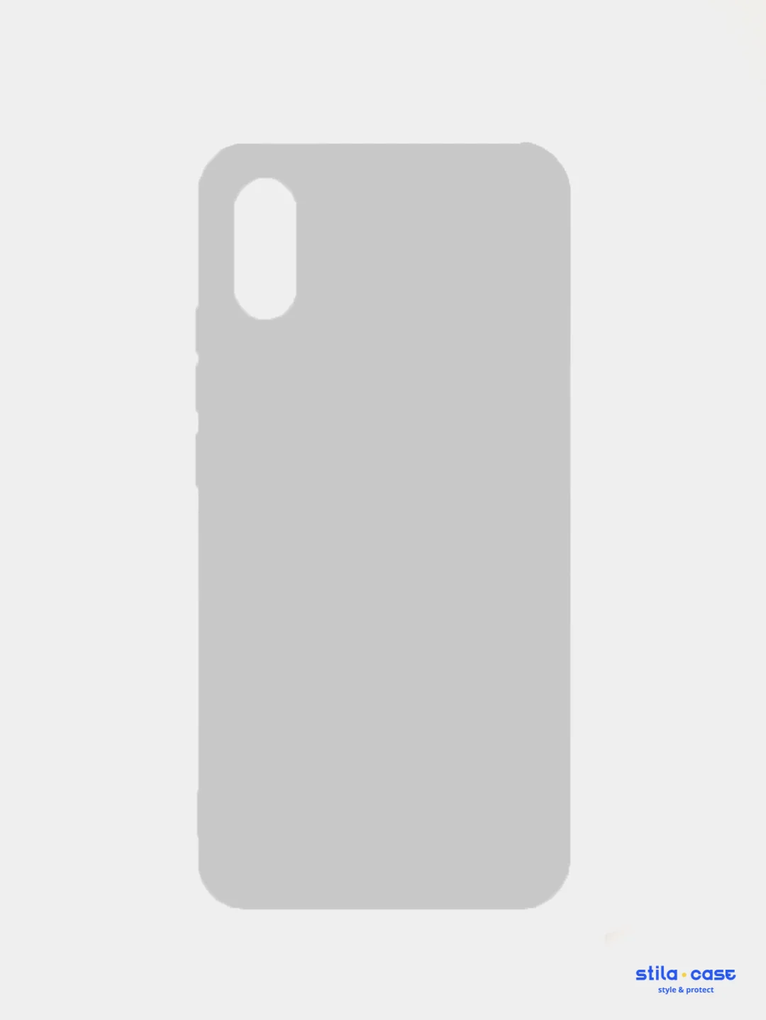 Серый чехол силиконовый для Xiaomi Redmi 9A