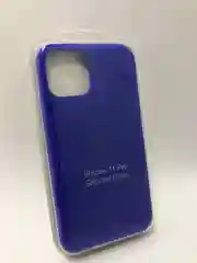 Синий защитный силиконовый чехол для iphone 11pro, с яблоком