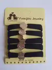 Черный резинки с фигуркой для волос, 5 штук