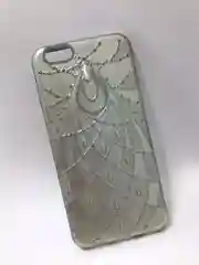 Серебряный чехол силиконовый для iPhone 6/6s, защитный, кружево