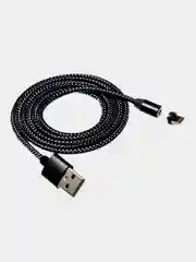 Кабель USB - Type-C, micro USB, Lightning 8-pin Wаlker C590, магнитный, 1 м