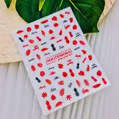 Наклейки NogteModa neon №017 коралловый