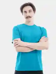 Мужская базовая футболка прямого кроя, хлопок