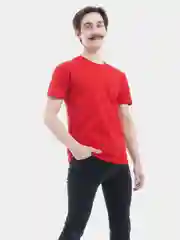 Мужская базовая футболка прямого кроя, хлопок