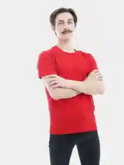 Мужская базовая футболка прямого кроя, хлопок