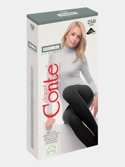 Колготки женские Conte Cashmere 250, кашемир и лайкра
