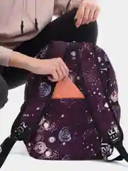 Фиолетовый рюкзак "Galaxy" женский, городской черный,  16л