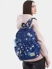Фиолетовый рюкзак "Galaxy" женский, городской черный,  16л