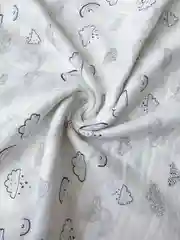 Серый муслиновая пеленка