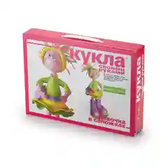 Набор для рукоделия из фоамирана. Кукла своими руками Девочка в сапожках. Hobby Time