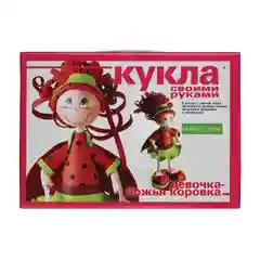 Набор для рукоделия из фоамирана. Кукла Девочка - божья коровка. Hobby Time