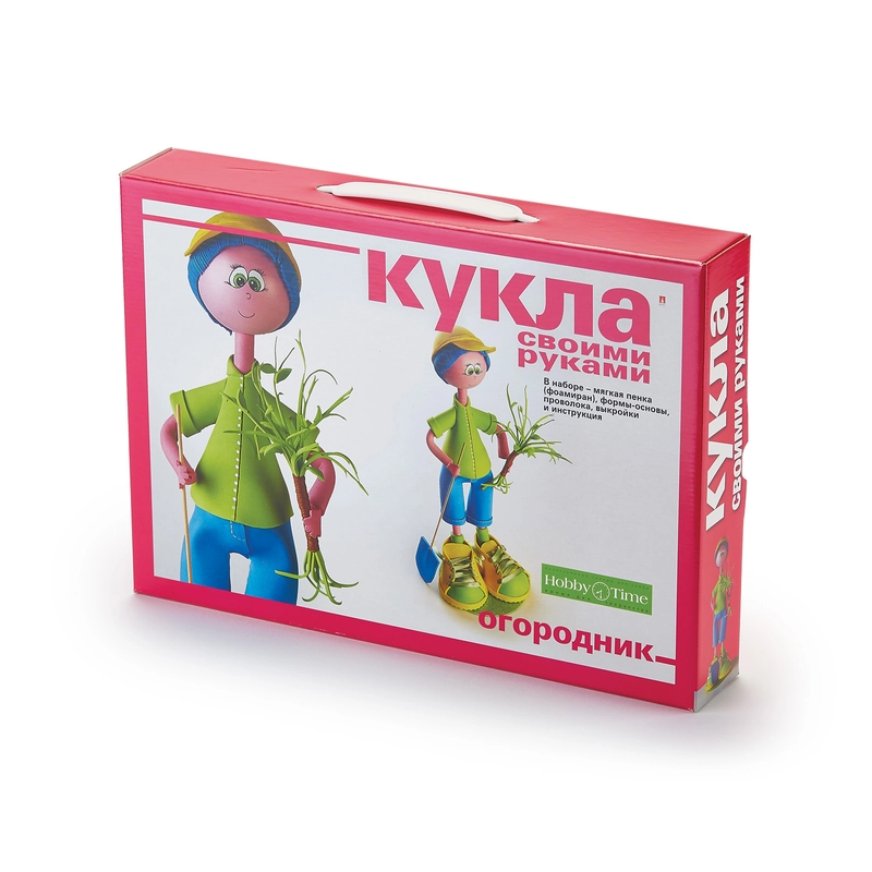 Набор для рукоделия из фоамирана. Кукла своими руками Огородник. Hobby Time