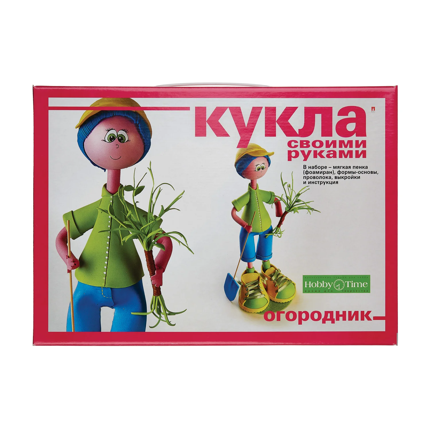 Набор для рукоделия из фоамирана. Кукла своими руками Огородник. Hobby Time