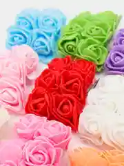Цветы из фоамирана букетик, 6 штук, цветок 3 см