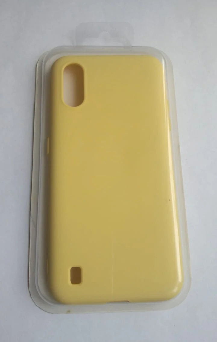 Желтый чехол для Samsung Galaxy A01