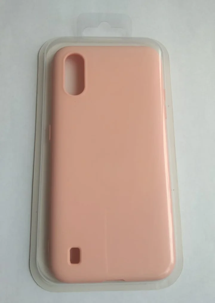 Розовый чехол для Samsung Galaxy A01
