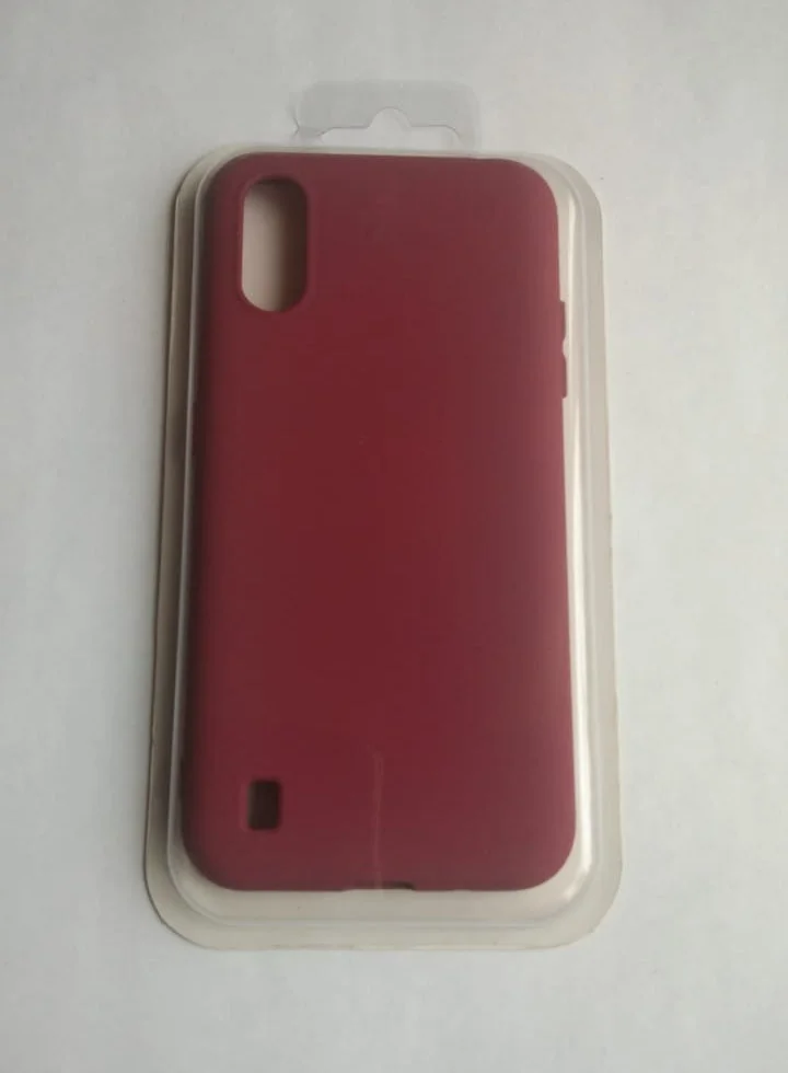 Багровый чехол для Samsung Galaxy A01
