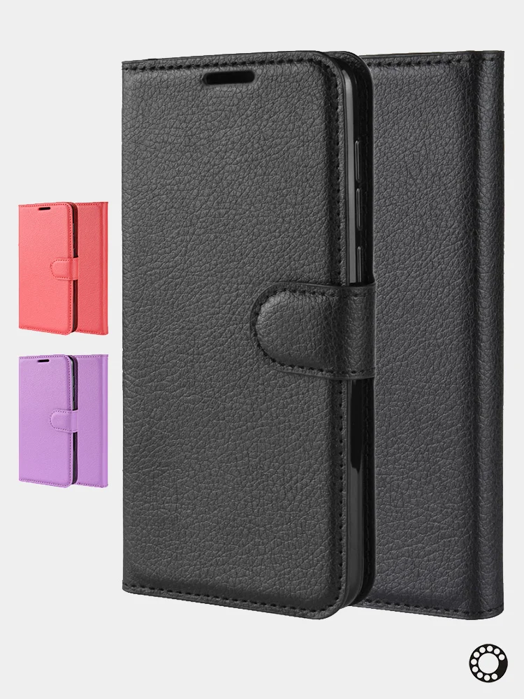 Белый чехол-книжка Xiaomi Redmi Note 9 Pro / Note 9S, с магнитной застежкой и визитницей