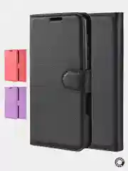 Белый чехол-книжка Xiaomi Redmi Note 9 Pro / Note 9S, с магнитной застежкой и визитницей