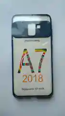 Синий чехол для Samsung A7 2018