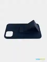 Темно-синий чехол с магнитной подставкой на iPhone 12, 11, 7, 8, SE