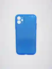 Синий силиконовый чехол для iPhone 11, iPhone 12