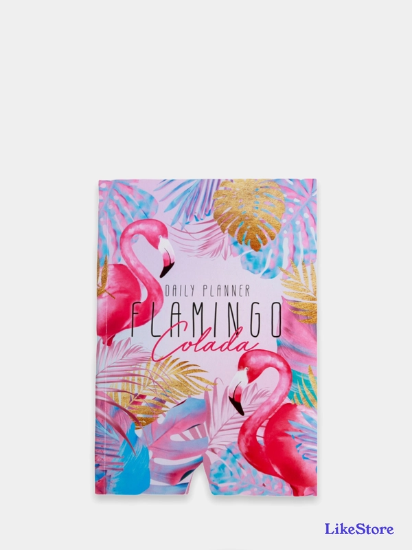 Ежедневник Flamingo Colada в тонкой обложке, А5, 80 листов