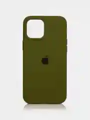 Зеленый чехол силиконовый iPhone 12