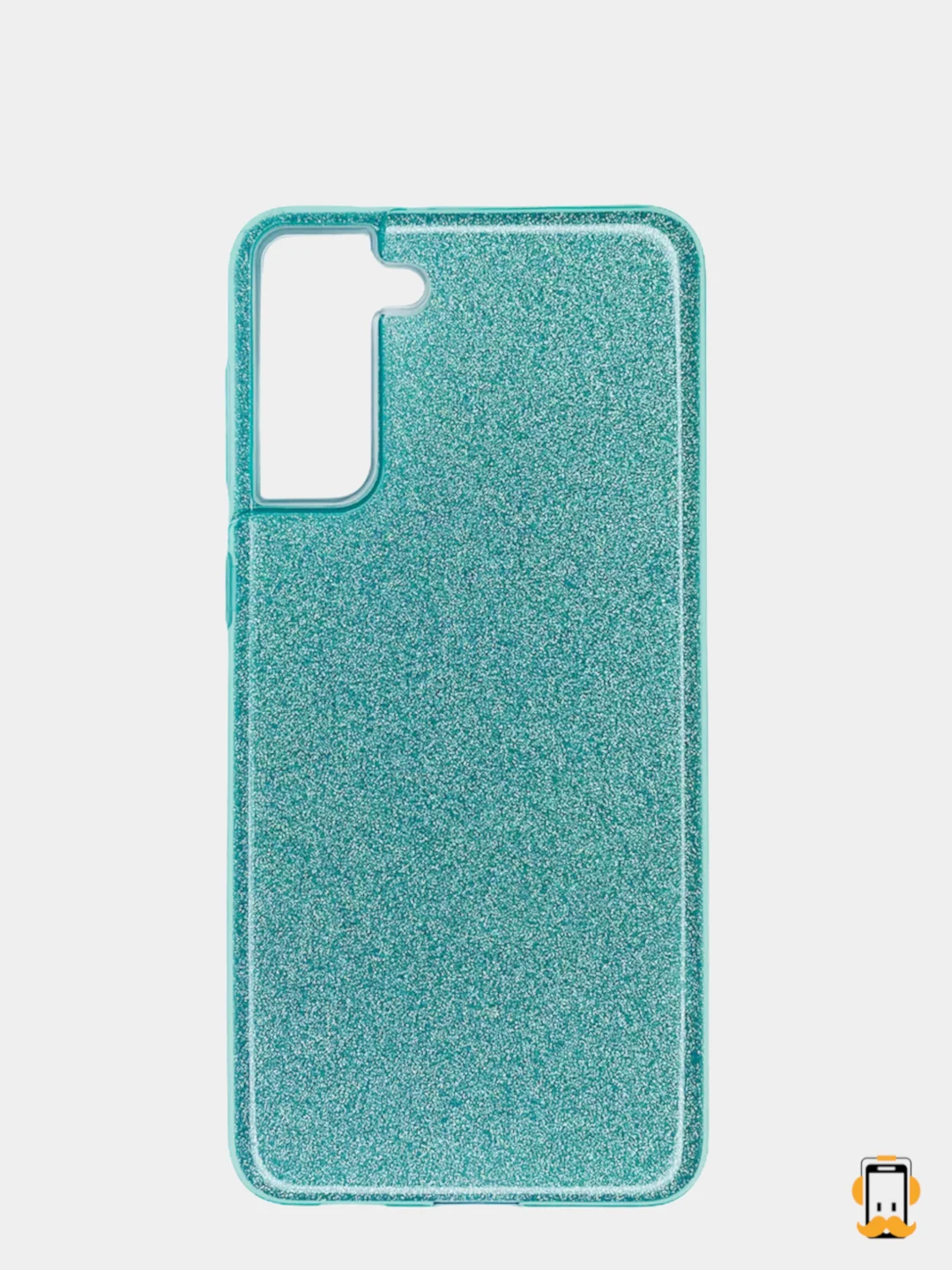 Зеленый чехол Samsung Galaxy S21+ / S21 Plus, Самсунг Галакси С21+ / С21 Плюс, блестящий сияющий