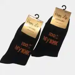 Черный носки с надписями