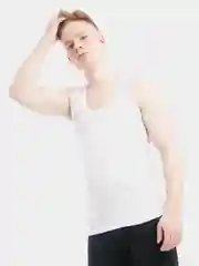 Белый майка мужская