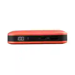 Внешний аккумулятор Xiaomi SOLOVE 10000mAh со встроенными кабелями A2-PRO ORANGE оранжевый