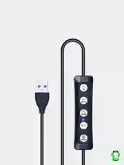 Цветная кольцевая лампа 26 см RGB (цветная) LED SL-R26, с металлическим штативом